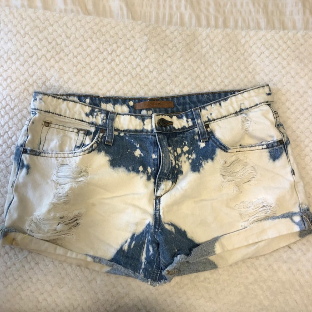 Joe's Jeans Bleached Denim Shorts